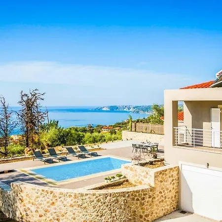Villa Lourdata Sleeps 5 Pool Air Con Wifi Lourdata (Kefalonia)